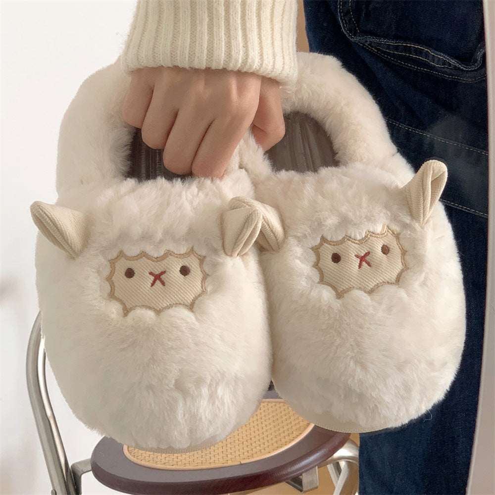 Fluffy Sheep Slippers