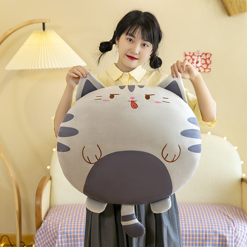 Cookie Cat Round Plush Cushion