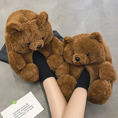 brown bear slippers